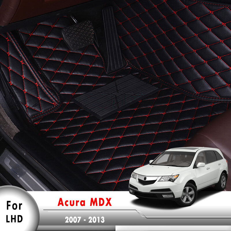 Car Floor Mats For Acura MDX 2007 2008 2009 2010 2011 2012 2013 (5 seats) Rugs Dash Mats Auto Interior Carpet Accessories