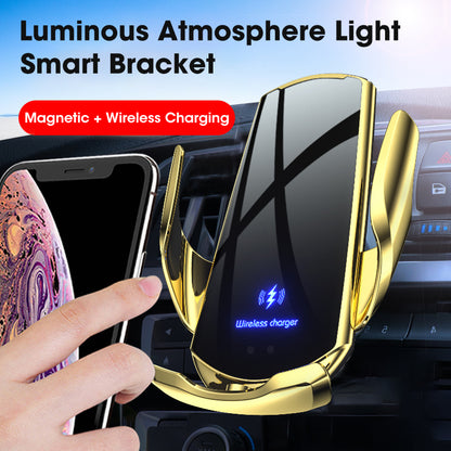Car Holder for Phone Induction Charger Wireless Chargers for iPhone Samsung Huawei Xiaomi Fast Charging Mount Automatic Sensor