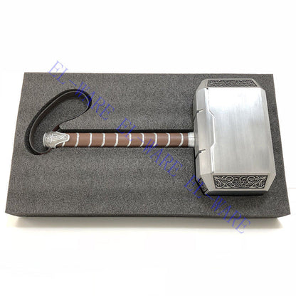 Cattoys Metal Hammer 1:1 Scale Thor Hammer 43CM Replica Collection Modell Toy Gift Cosplay Prop Mjolnir With Original Box