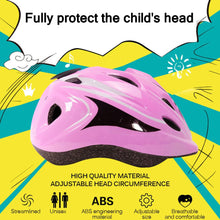 將圖片載入圖庫檢視器 Children Bike Helmet Kids Size 49-59cm for MTB Cycling Helmet Bicycle safety protection Sport Cap Protective Helmet breathable
