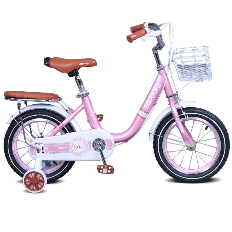 Children Girls Bicycle Princess 12/14/16/18 Inch Ride on 3-10 Years Old Kid Bicycle with Training Wheels Outdoor Biking-bike