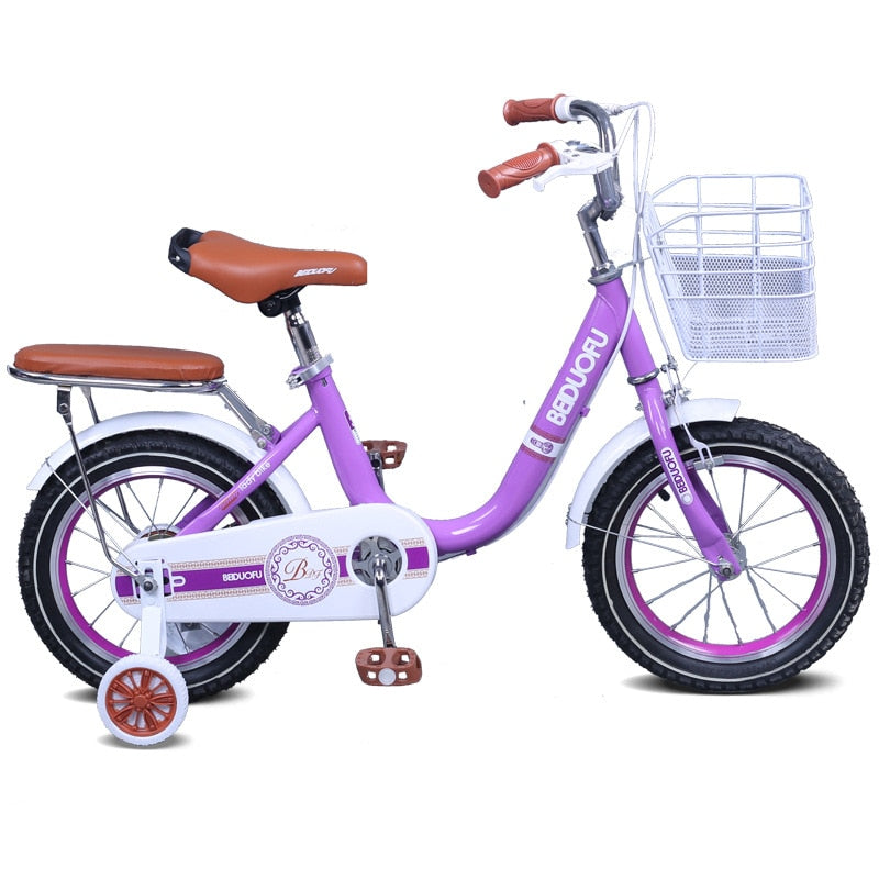 Children Girls Bicycle Princess 12/14/16/18 Inch Ride on 3-10 Years Old Kid Bicycle with Training Wheels Outdoor Biking-bike