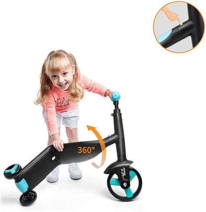 Children Scooter Tricycle Baby 3 In 1 Balance Bike Ride On Toys for 2-5years old Children for Learning Walk Scooter Toys for Kid