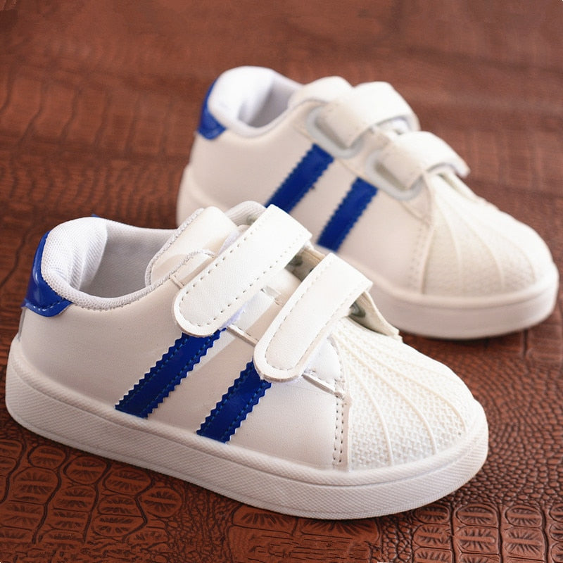 Children Shoes Girls Boys Sneakers Shoes Antislip Soft Bottom Comfortable Kids Sneaker Toddler Casual Flat Sports white Shoes