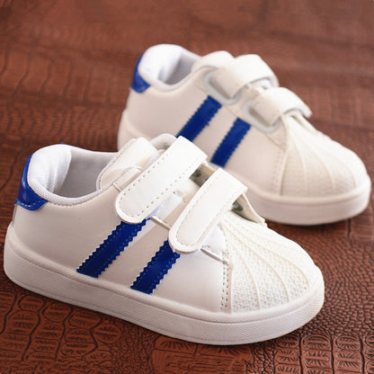 Children Shoes Girls Boys Sneakers Shoes Antislip Soft Bottom Comfortable Kids Sneaker Toddler Casual Flat Sports white Shoes