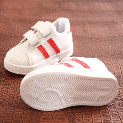 Children Shoes Girls Boys Sneakers Shoes Antislip Soft Bottom Comfortable Kids Sneaker Toddler Casual Flat Sports white Shoes