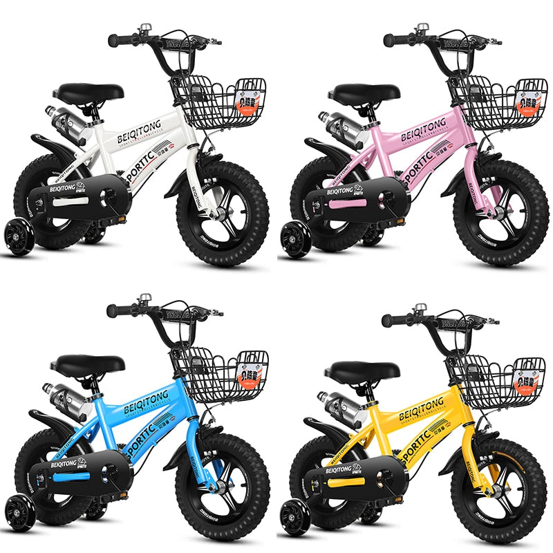 Children bike kids tricycle bike quad balance kid ride bike for 2-13 years old with assist wheel for safe