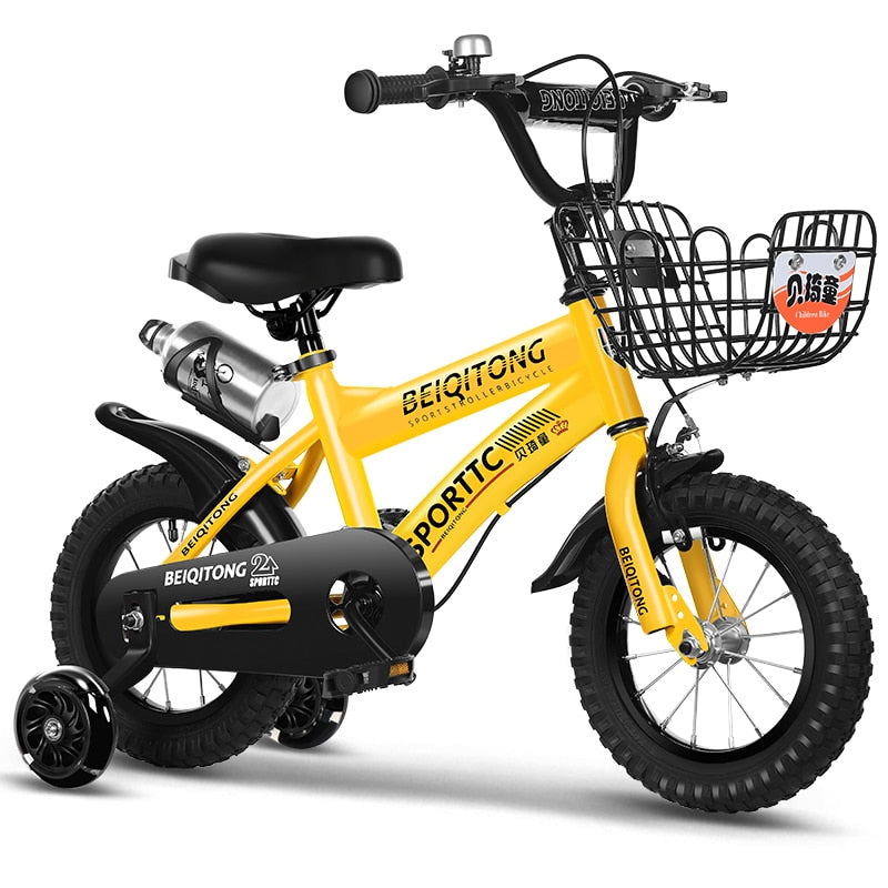 Children bike kids tricycle bike quad balance kid ride bike for 2-13 years old with assist wheel for safe