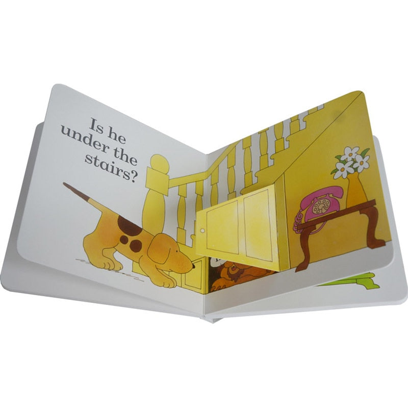 Children's Learning English 3D Flap Picture Books Storybook Enlightenment Baby Book Children Kids Reading Game Toy Child's Books