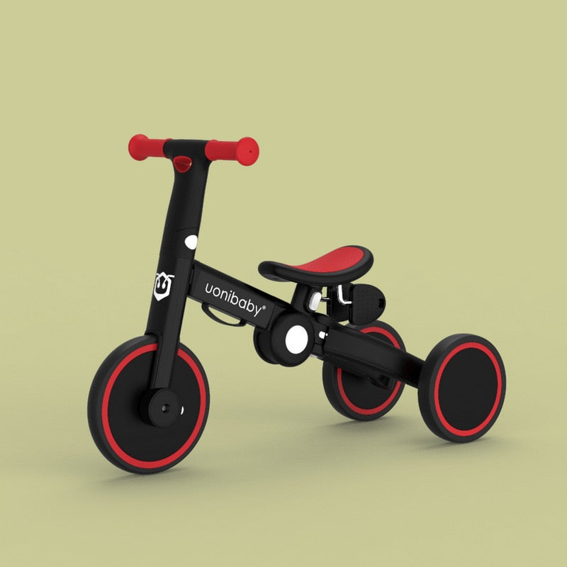 Children's Scooter 3 In 1 Kids Balance Bike Foldable  Tricycle Scooter Ride on Toy for Child 1-5 Years Old