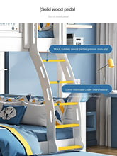 将图片加载到图库查看器，Children&#39;s bed out of bed boys mother bed slide up and down the American mother and child bed teen high and low bed bunk bed
