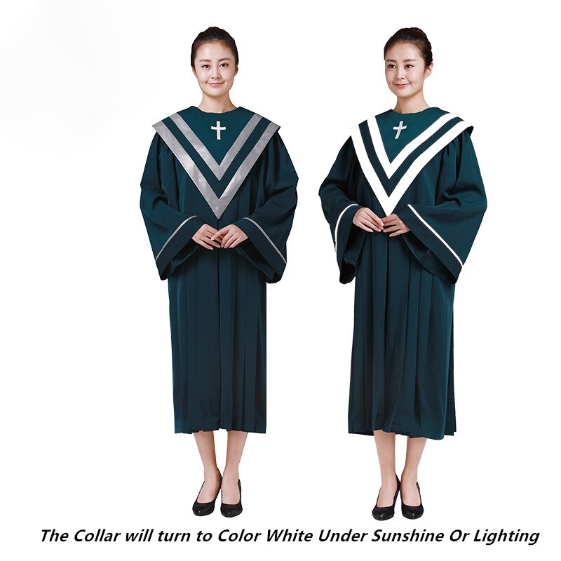 Church Service Red Green Vestment Choir Robe Gown Ladies Mens Priest Preachers Church Graduation Sabbath Anthem Party Outfit
