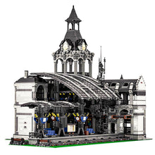 Charger l&#39;image dans la galerie, City Street View Scene Modular Architecture Train Station Building Blocks MOC Construction Model Bricks Kids DIY Toys Christmas Gifts
