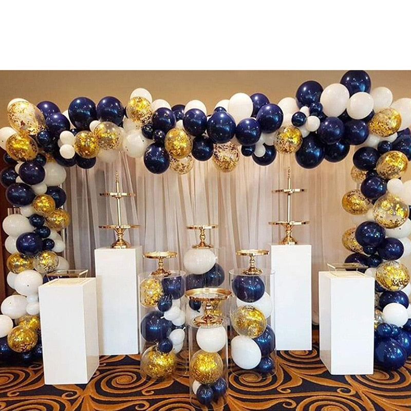 Clear Acrylic Plinth Stand metal Cylinder Pedestals flower dessert Display Platform  for Wedding baby shower kids Birthday Party