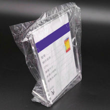 Cargar imagen en el visor de la galería, Clear Solid Acrylic Phone Retail Store Price Label Display Holder Advertising Leader Stand for iphone Mobile phone Shop
