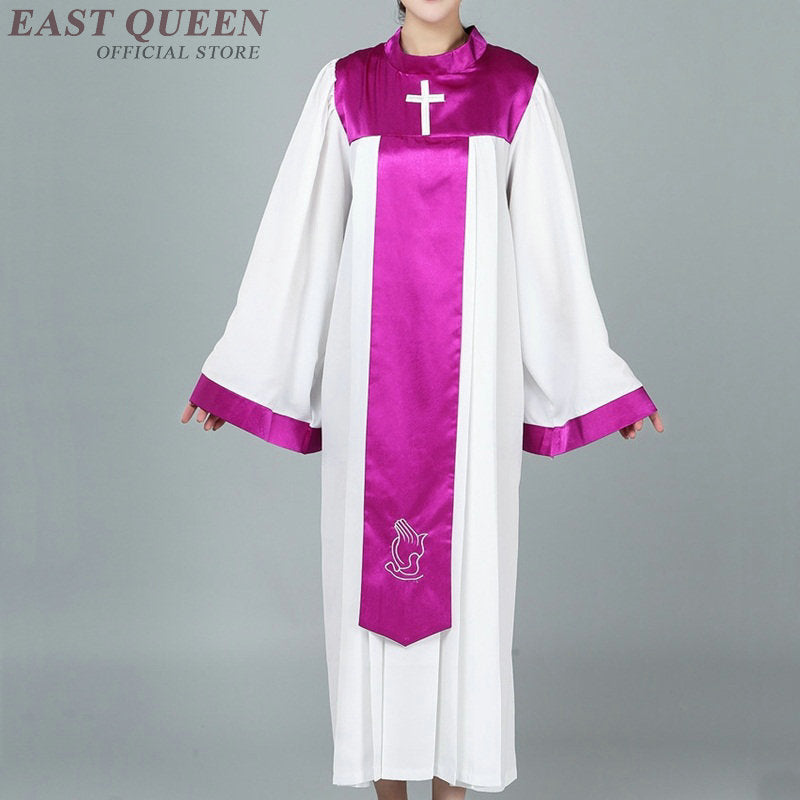 Clergy robes adult priest costume dress choir church dresses Christian clothing  DD1274