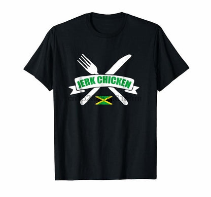 Storecastle Jerk Chicken Jamaican Food Funny Gift T Shirt 1510 Clothing