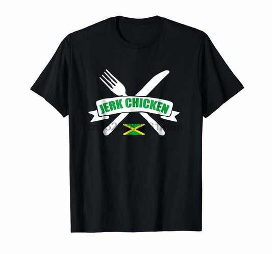 Storecastle Jerk Chicken Jamaican Food Funny Gift T Shirt 1510 Clothing
