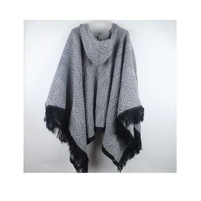 Coat Female Winter Womens Ponchos 2021 Korean Streetwear Long Cloak Autumn Thick Warm Ponchos and Capes Ladies Capa LW20a