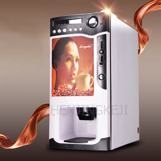 Coffee Machine Fully Automatic Unmanned Sell Machine Milk Tea Instant Chong Diao Coin Operated Coffee Machine Commercial Small