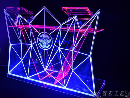 Commercial Furniture General Use and Acrylic Material PE Led Cocktail Bar table /Led illuminated furnit
