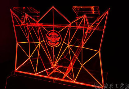 Commercial Furniture General Use and Acrylic Material PE Led Cocktail Bar table /Led illuminated furnit