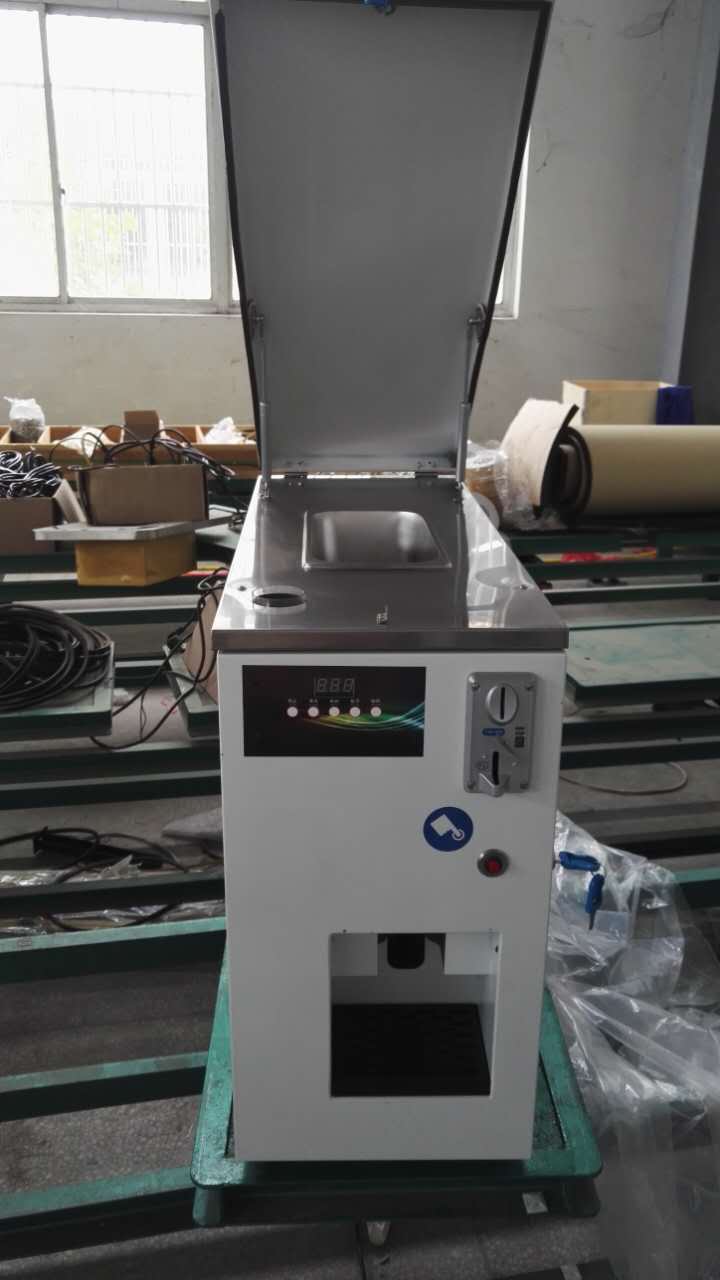 Commercial Automatic Coin Acceptor Stainless Steel Soft Ice Cream Vending Machine