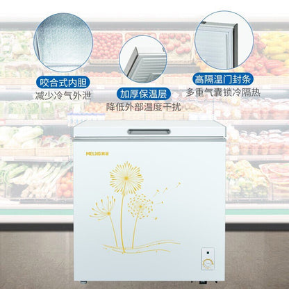 Commercial beverage cooler Large capacity double temperature Refridgerator Deep freezer Grade 1 energy efficiency small fridge