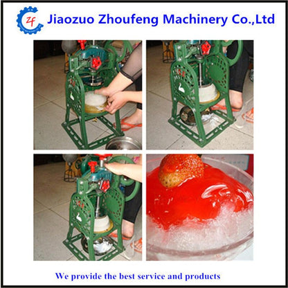 Commercial ice shaver snow cone maker ice crusher block shaving machine