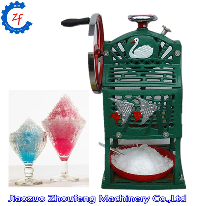 Commercial ice shaver snow cone maker ice crusher block shaving machine