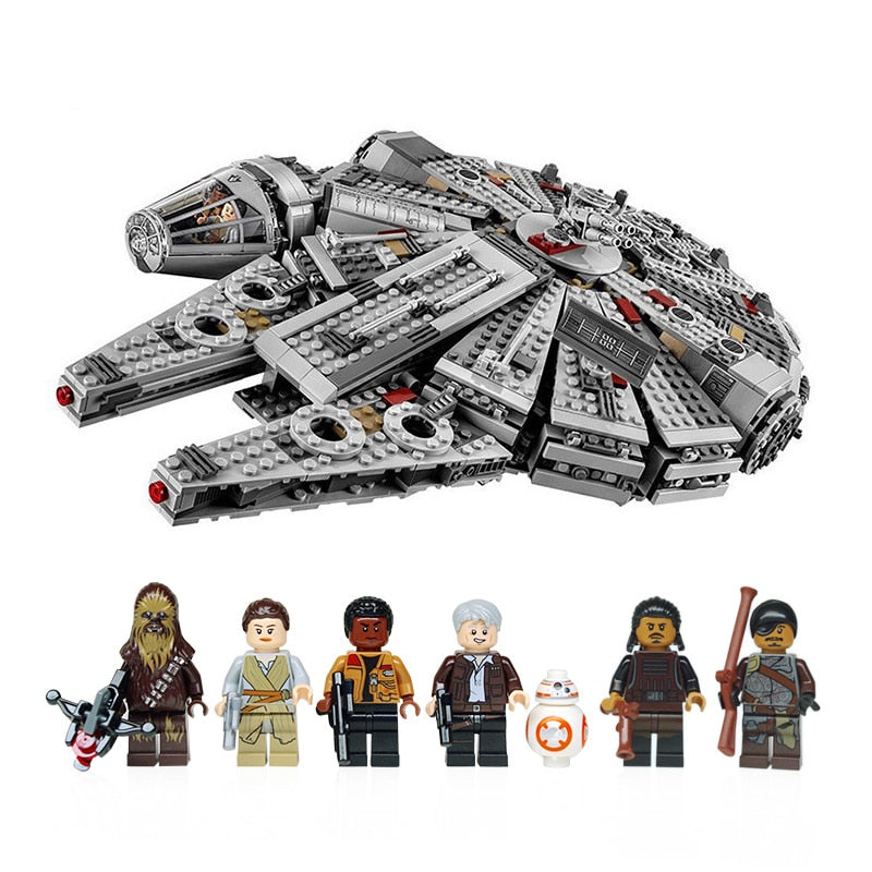 Compatible Star&Wars Millennium  Falcon Spacecraft Building Blocks Birthday Gift Toys