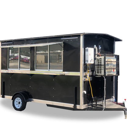 Concession Food Trailer Mobile Kitchen Restaurant Car Pizza Taco Waffle House Vending Ice Cream Cart