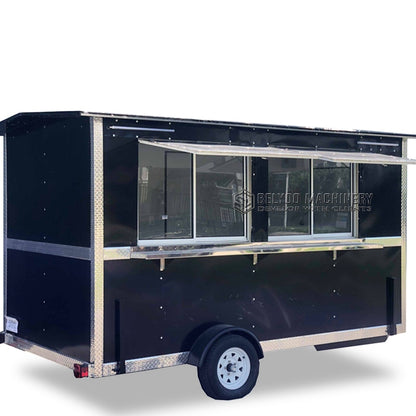 Concession Food Trailer Mobile Kitchen Restaurant Car Pizza Taco Waffle House Vending Ice Cream Cart