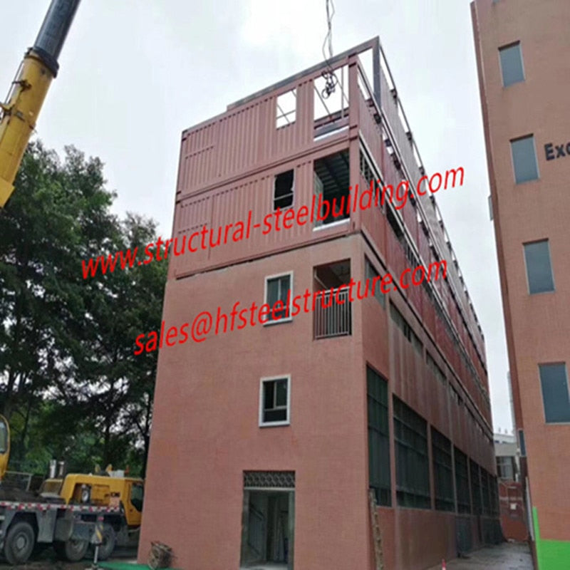 Containerized Classroom/Office Units Modular Container House Expansion Project On School Existing Buildings