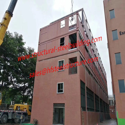 Containerized Classroom/Office Units Modular Container House Expansion Project On School Existing Buildings