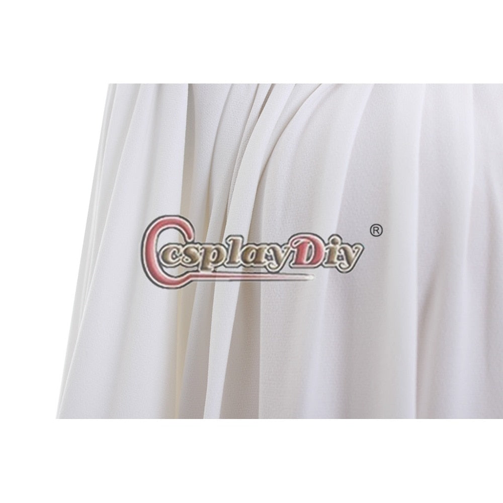Cosplaydiy Traditional Women Church ALB White Vestments Chasuble Catholic Priests Clergy Surplice Costume L320