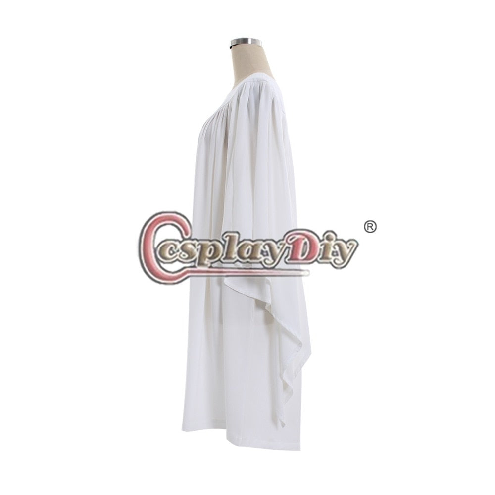 Cosplaydiy Traditional Women Church ALB White Vestments Chasuble Catholic Priests Clergy Surplice Costume L320