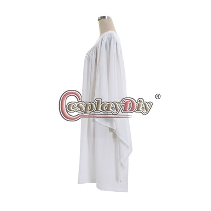 Cosplaydiy Traditional Women Church ALB White Vestments Chasuble Catholic Priests Clergy Surplice Costume L320