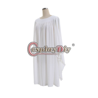 Cosplaydiy Traditional Women Church ALB White Vestments Chasuble Catholic Priests Clergy Surplice Costume L320