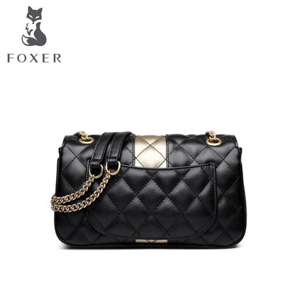 Cow leather handbag 2020 new wave of female wild fashion chain shoulder bag Messenger Small fragrance bag