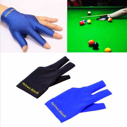 Cue Pool Shooters Open 3 Fingers Glove Billiard Gloves Snooker Gloves Print Letter High Quality Billiard Accessories #263481