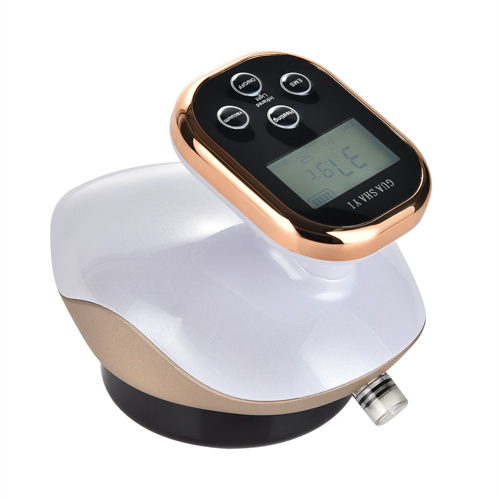 Cupping Massager LCD Display Vacuum Suction Cups EMS Ventosas Anti Cellulite Magnet Therapy Guasha Scraping Fat Burner Slimming. Body Massage