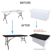 Load image into Gallery viewer, Custom Rectangular Tablecloths Top Spandex Stretch Table Top
