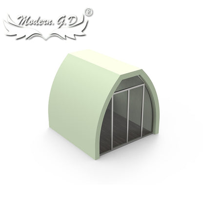 Customized Outdoor Clamping Tent Luxury Steel Prefabricated Dome House