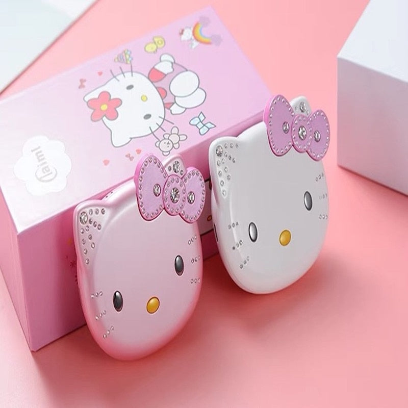Cute Mini Girl Mobile Phone K688+ Quad Band Flip Cartoon Unlocked Kids Children Dual Sim CellPhone
