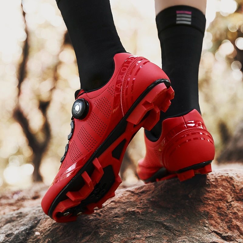 Cycling Sneaker Mtb Shoes Men Flat Route Cleat Road Bike Shoe Speed Sneaker Racing Women Bicycle Shoe SPD Mountain Bike Footwear