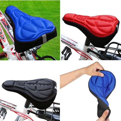 Cyrusher 3D Silicone Gel Saddle Cushion Bicycle Road Bike Gel MTB Seat Cover