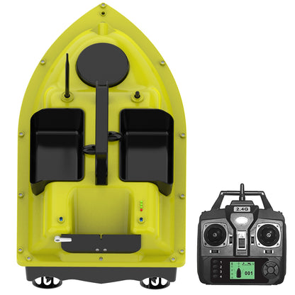 D18B GPS Fishing Bait Boat with 3 Bait Containers Automatic Bait Boat with 400-500M Remote Range Fishing Tool