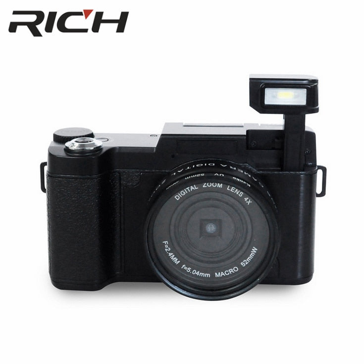 RICH 10pcs/lot p1 Digital Camera 1080P 15fps Full HD 24MP D 3.0inch Rotatable LCD Screen Video Camcorder Wide Angle Lens Cameras