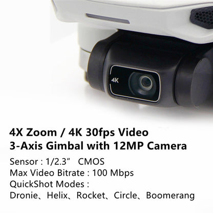 DJI Mavic Mini 2 Drones 4K Camera RC Helicopter Professional GPS Quadcopter 4x Zoom 249g Ultralight 10km Transmission